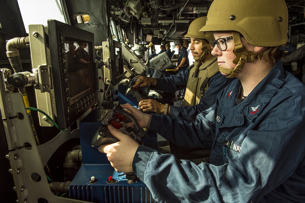 USS Harpers Ferry operations