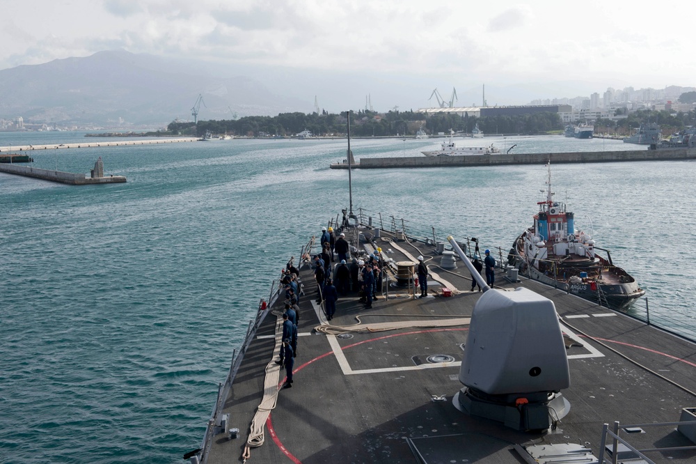 USS Stout operations