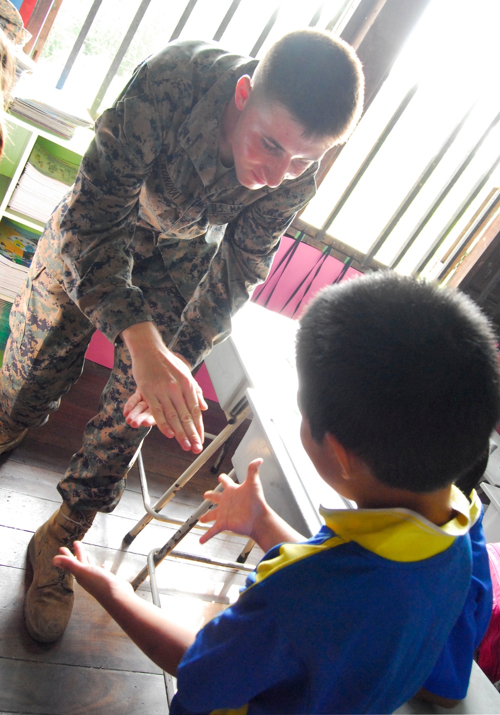 Marines learn value of volunteering