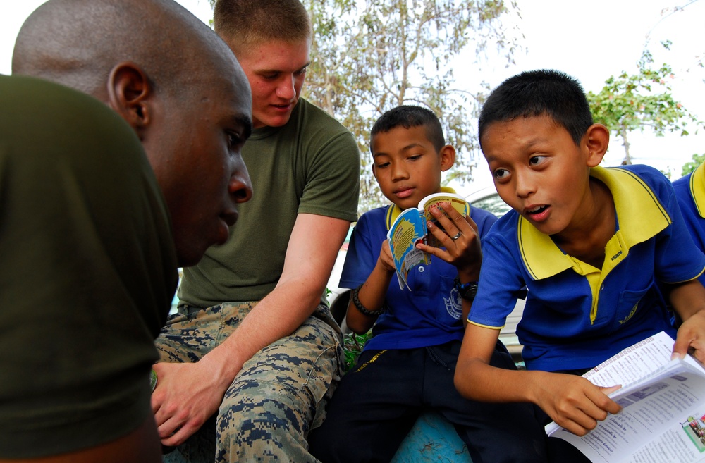 Marines learn value of volunteering