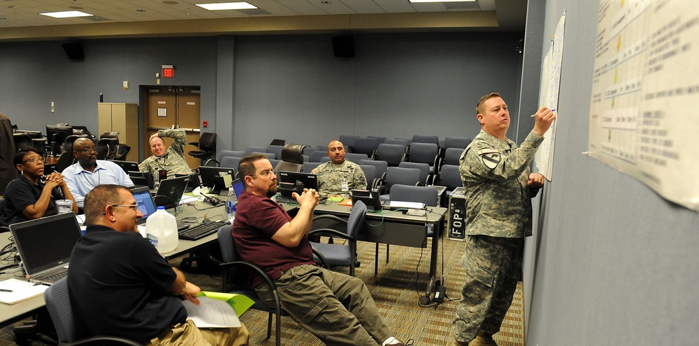 Joint Task Force Civil Support Conducts Joint Operations Center Training Exercise