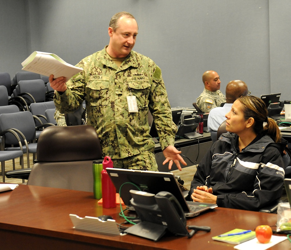 Joint Task Force Civil Support Conducts Joint Operations Center Training Exercise