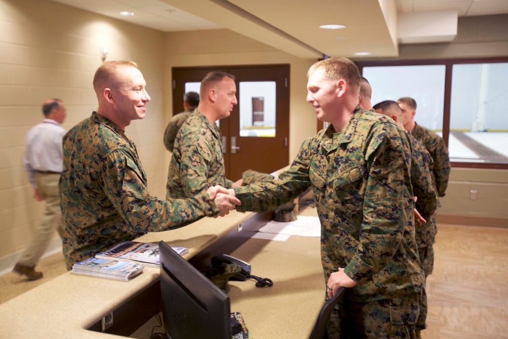 Maj. Gen. Ayala Visits Marine Corps Air Station Beaufort