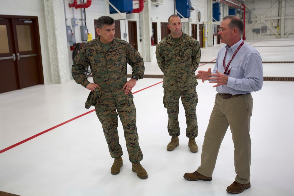 Maj. Gen. Ayala Visits Marine Corps Air Station Beaufort