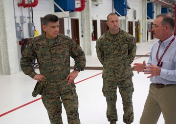 Maj. Gen. Ayala Visits Marine Corps Air Station Beaufort