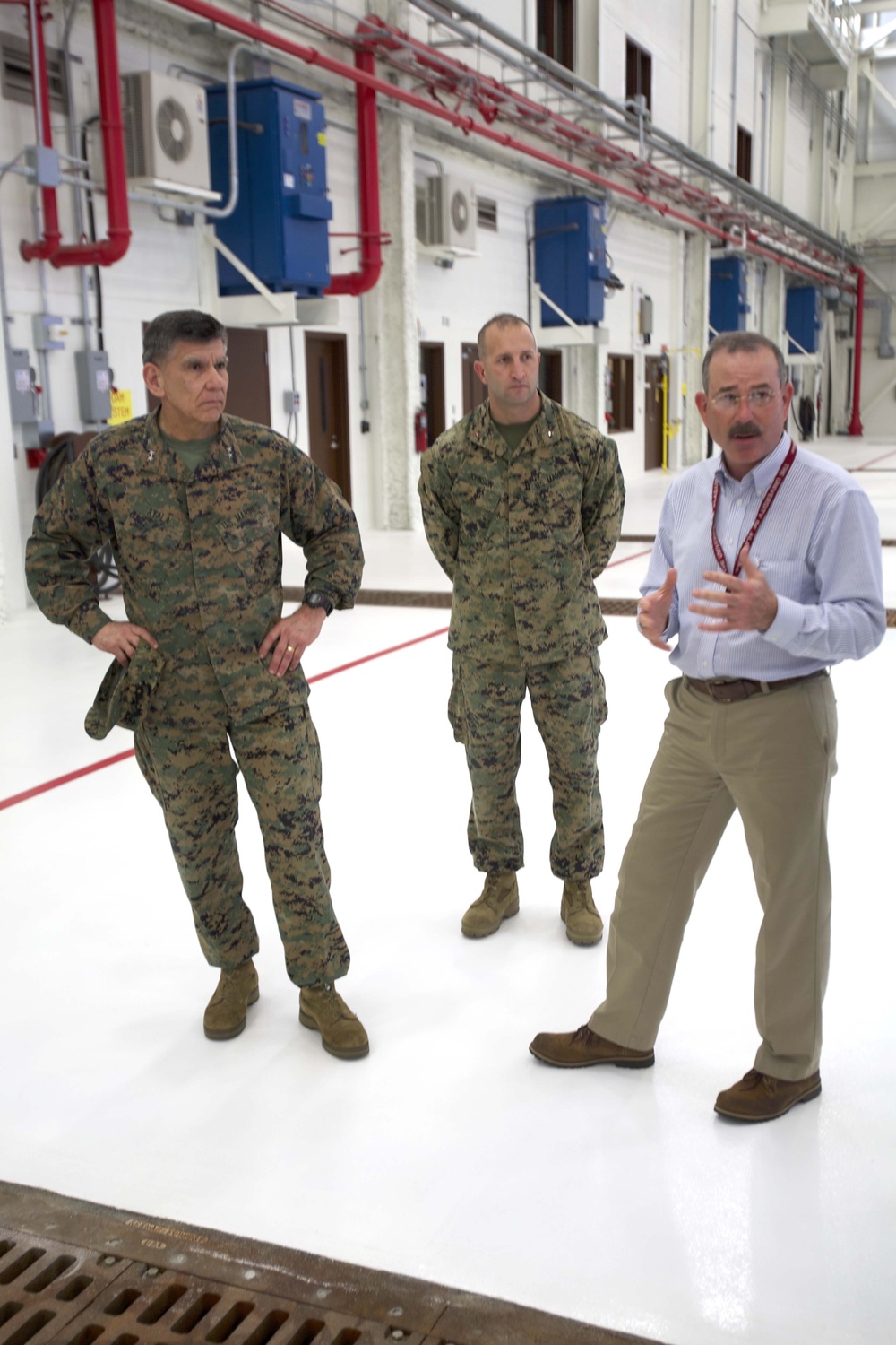 Maj. Gen. Ayala Visits Marine Corps Air Station Beaufort