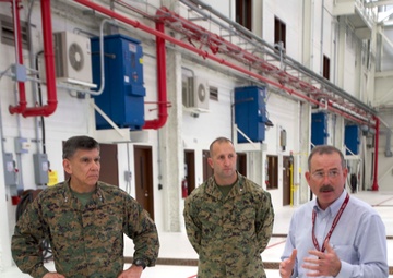 Maj. Gen. Ayala Visits Marine Corps Air Station Beaufort