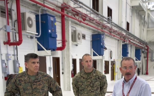 Maj. Gen. Ayala Visits Marine Corps Air Station Beaufort