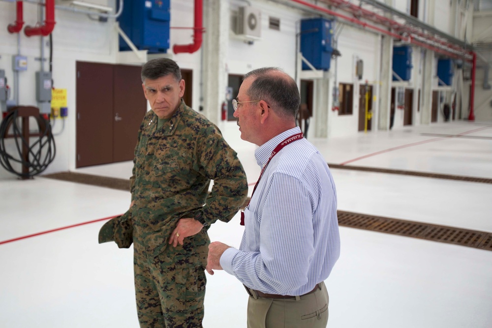 Maj. Gen. Ayala Visits Marine Corps Air Station Beaufort