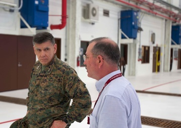 Maj. Gen. Ayala Visits Marine Corps Air Station Beaufort