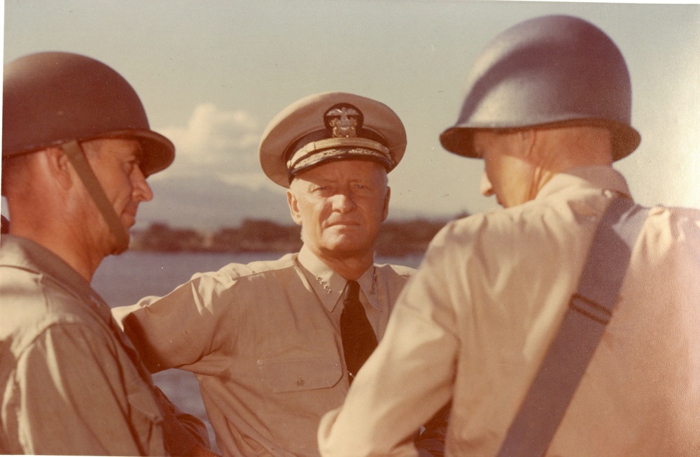 Navy officers prior to Gilberts operation