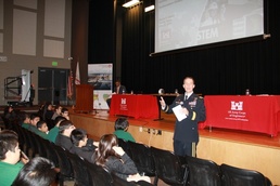 Congressman Veasey and Brig. Gen. Thomas Kula inspire local Dallas middle school students
