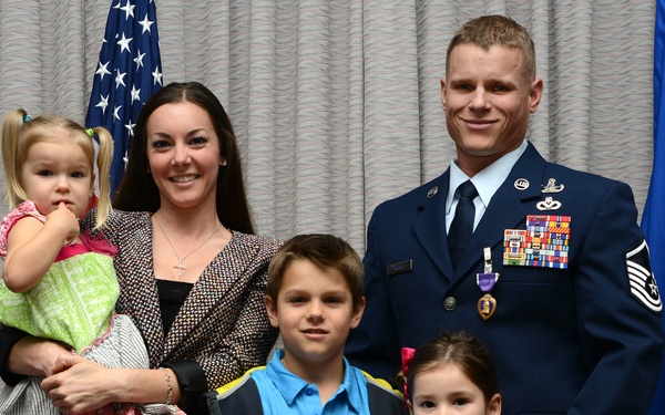 Air commando receives second Purple Heart