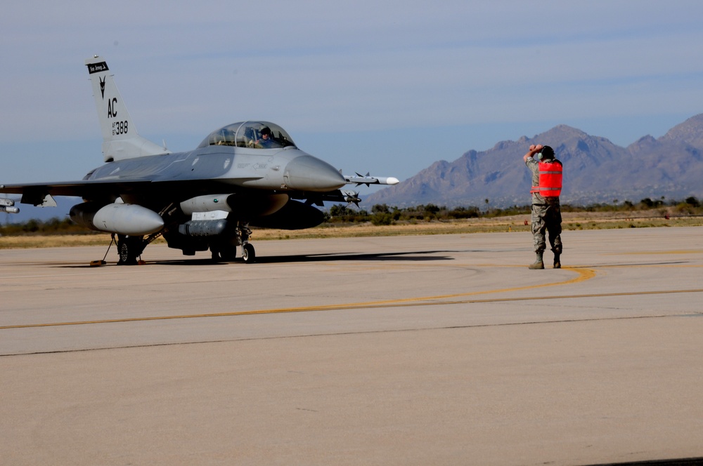 177th Fighter Wing trains during Operation Snowbird