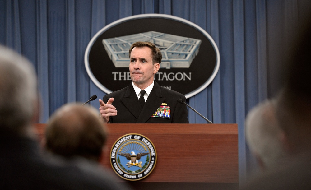 Pentagon press secretary briefs reporters