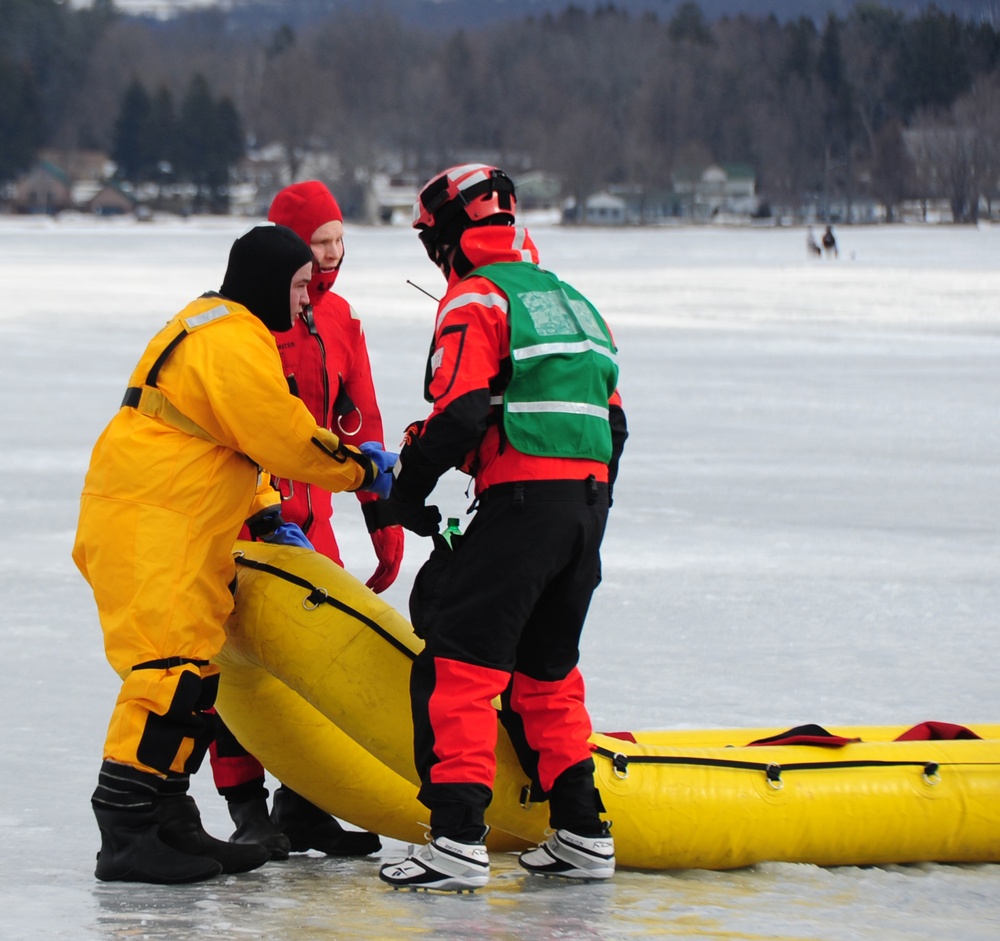 Coast Guard participates in multi-agency ice rescue exercise in New York