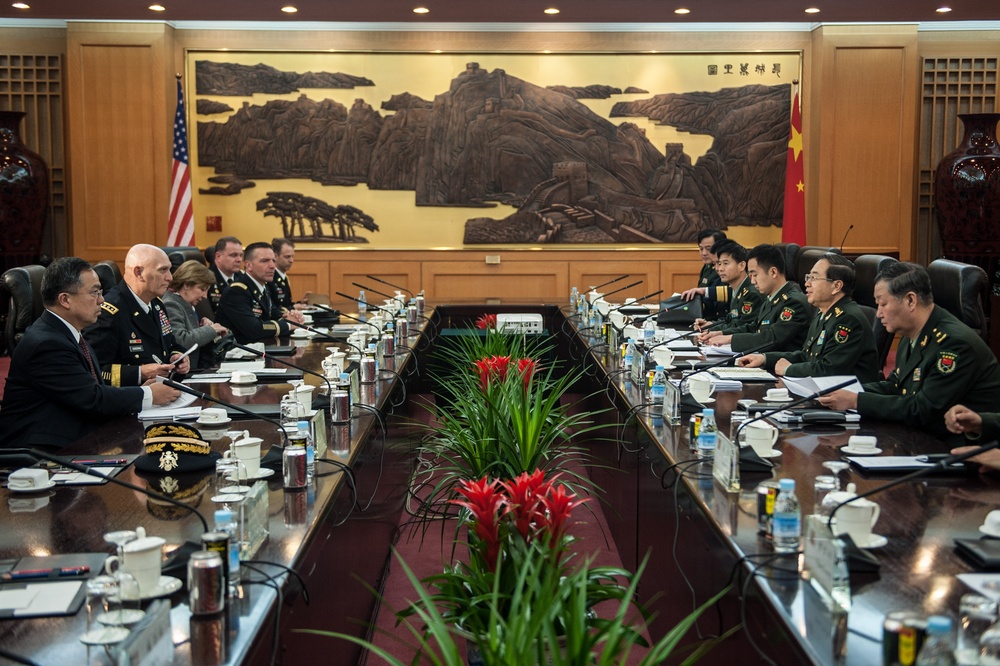 US Army chief of staff visits China