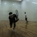 Station residents participate in Commander’s Cup Racquetball competition
