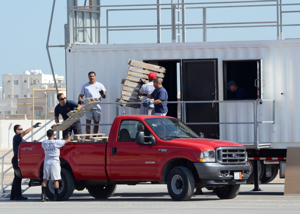 NSA Bahrain's first live-fire training