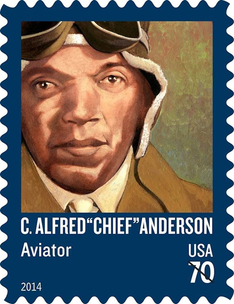 Chief Anderson 2-ounce USPS postage stamp