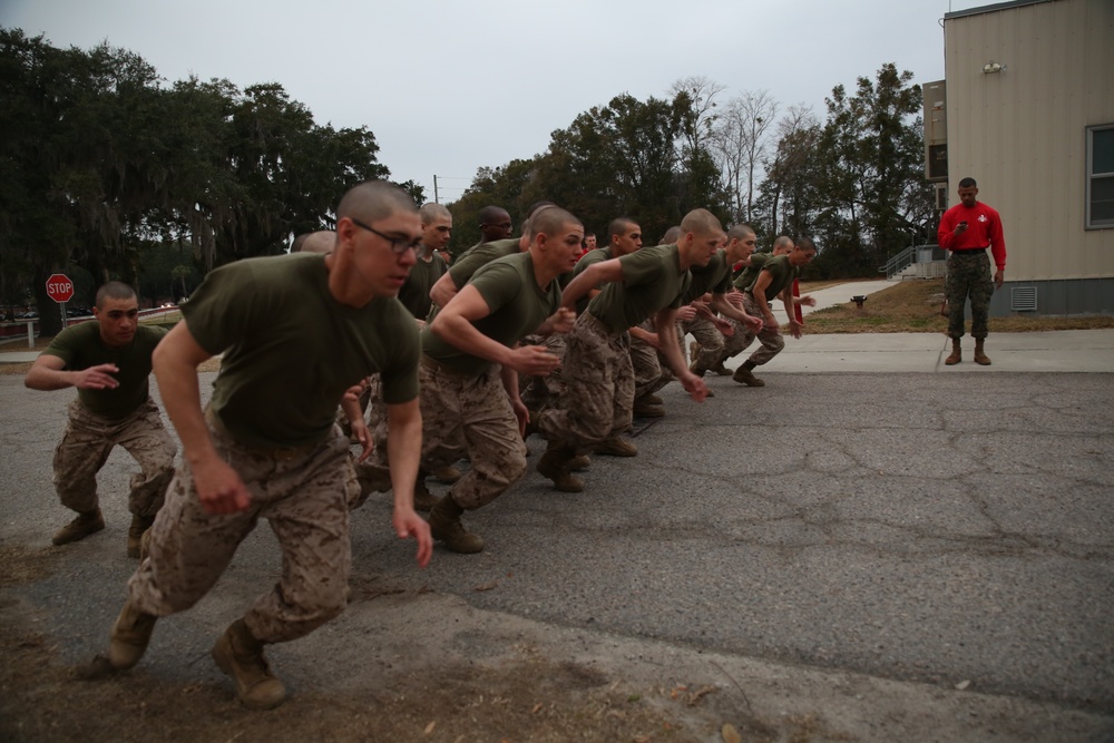 Photo Gallery: Marine recruits prove combat fitness in test on Parris Island
