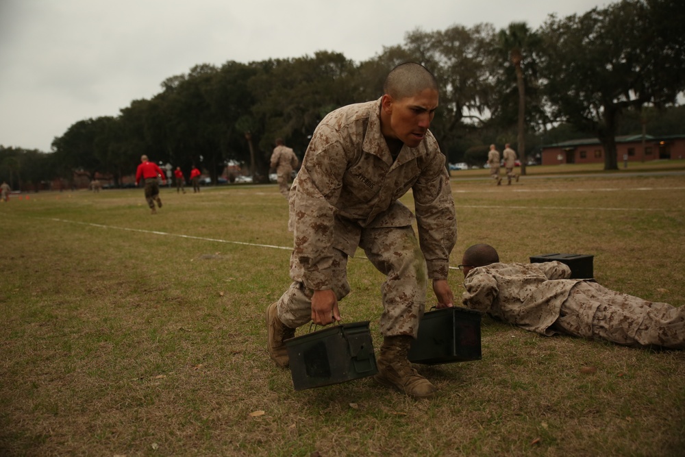 Photo Gallery: Marine recruits prove combat fitness in test on Parris Island