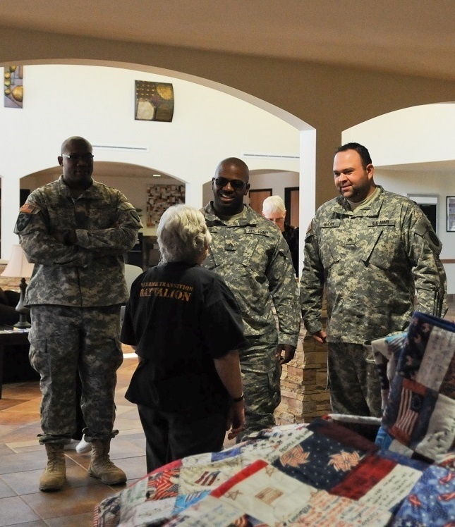 Quilts bring warmth to WTB soldiers