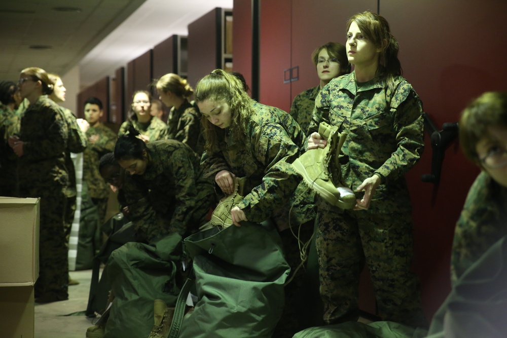 Photo Gallery: Marine recruits survive shock of first night on Parris Island