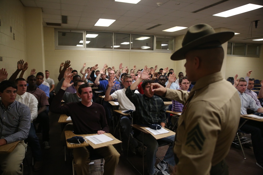 Photo Gallery: Marine recruits survive shock of first night on Parris Island