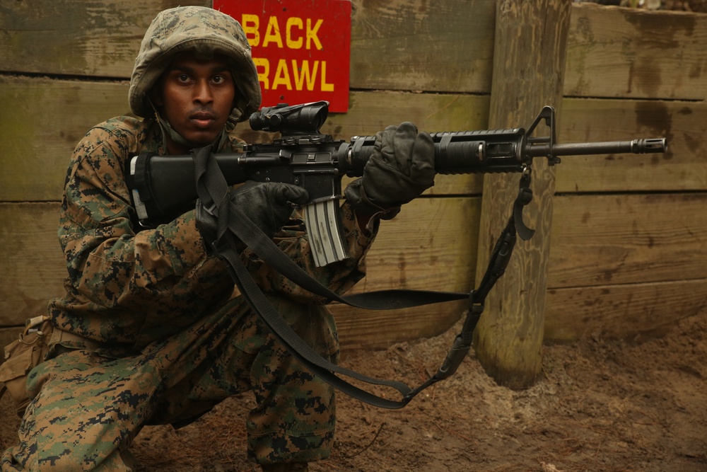 Washington, D.C., native training at Parris Island to become U.S. Marine
