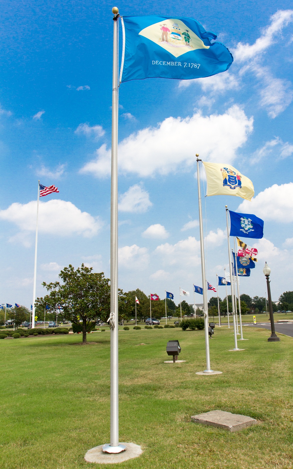 State flags on display at Joint Base Anacostia-Bolling