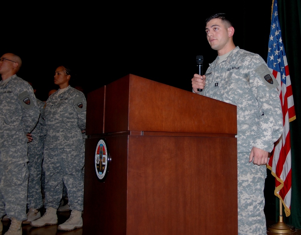 The 730th TC conducts deployment ceremony in Los Angeles