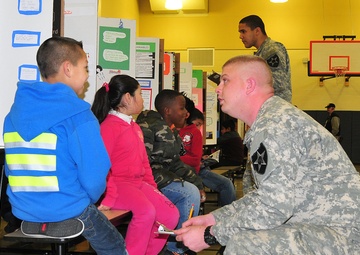Soldiers, students come together at community connector science fair