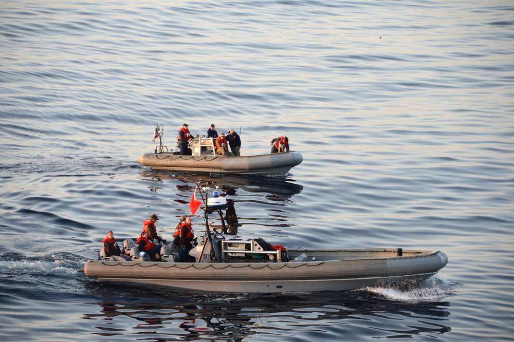 Underway recovery test