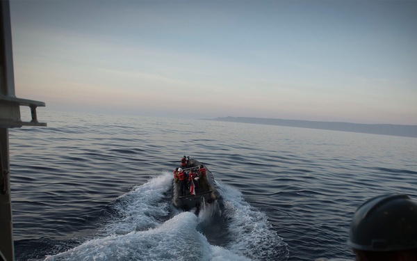 Underway recovery test