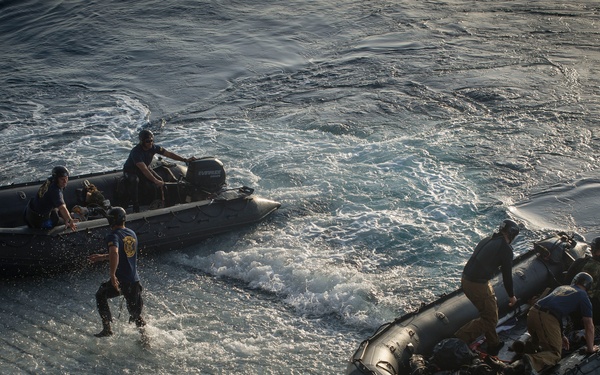 Underway recovery test