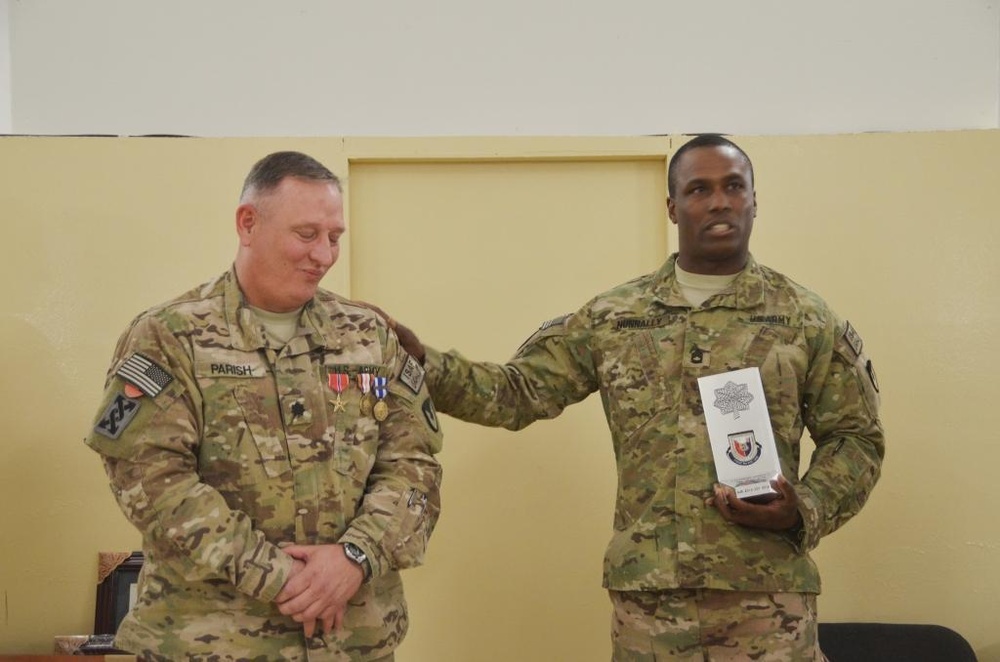 401st AFSB says farewell to chief of staff
