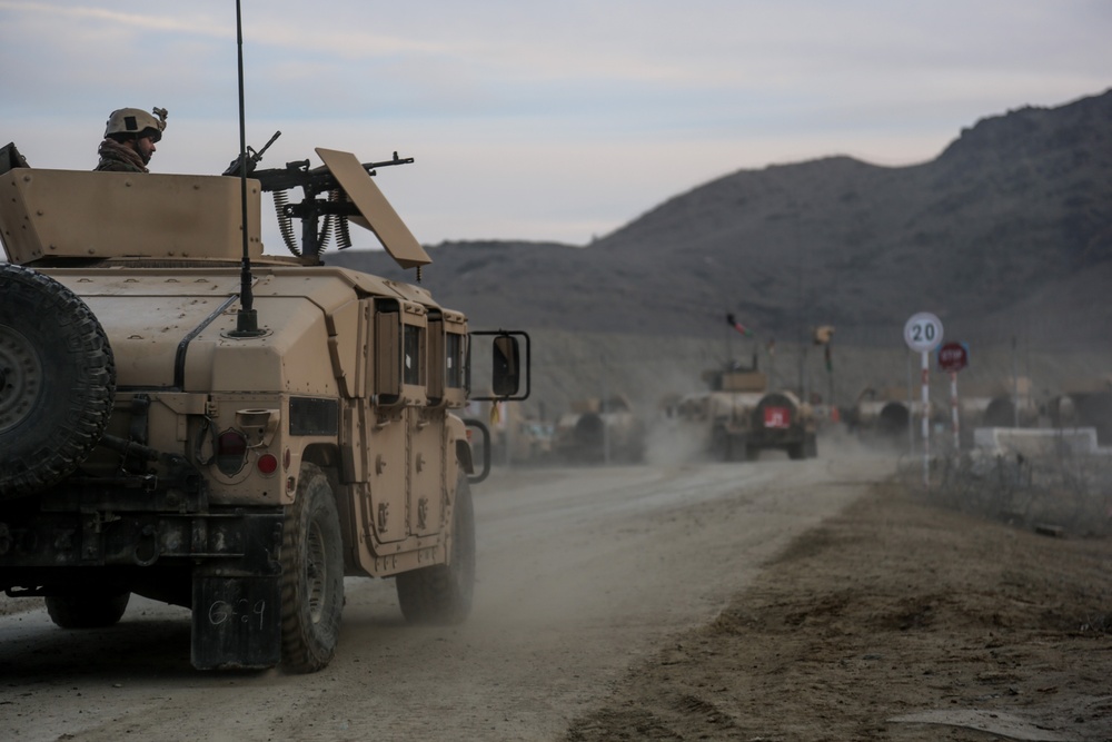 Afghan National Army commandos prepare to conduct an operation