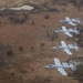 Fearsome four-ship: 188th Warthogs train at Razorback Range