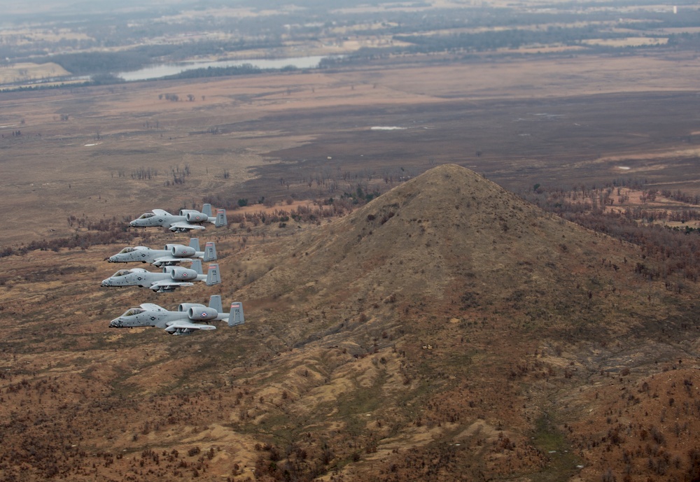 DVIDS - Images - Fearsome four-ship: 188th Warthogs train at Razorback ...