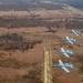 Fearsome four-ship: 188th Warthogs train at Razorback Range