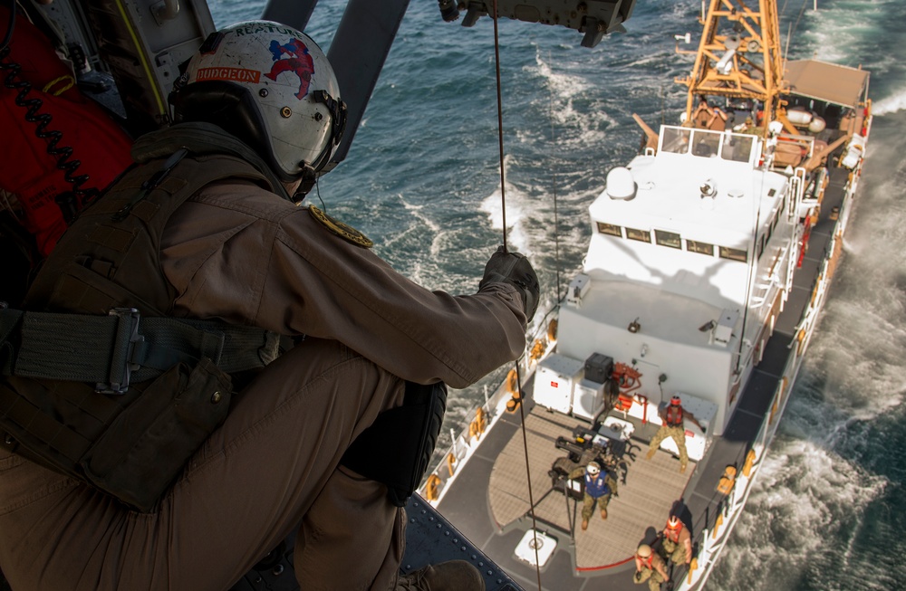 Vertical onboard delivery