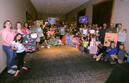 Collages at family strong bonds event