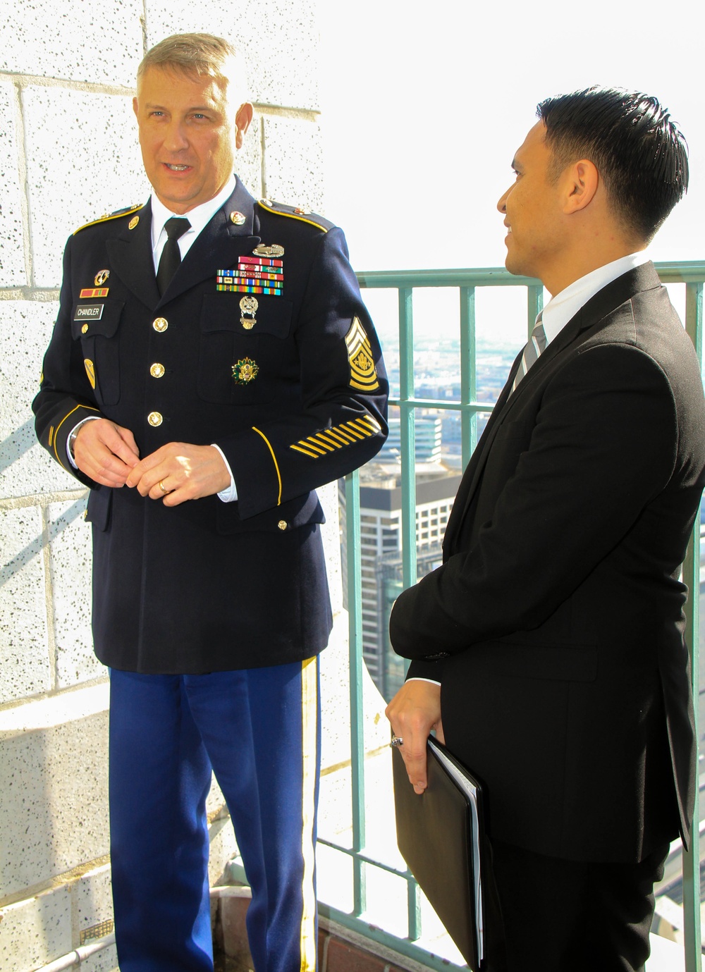 SMA Chandler III builds relationship with Los Angeles County for veteran transition