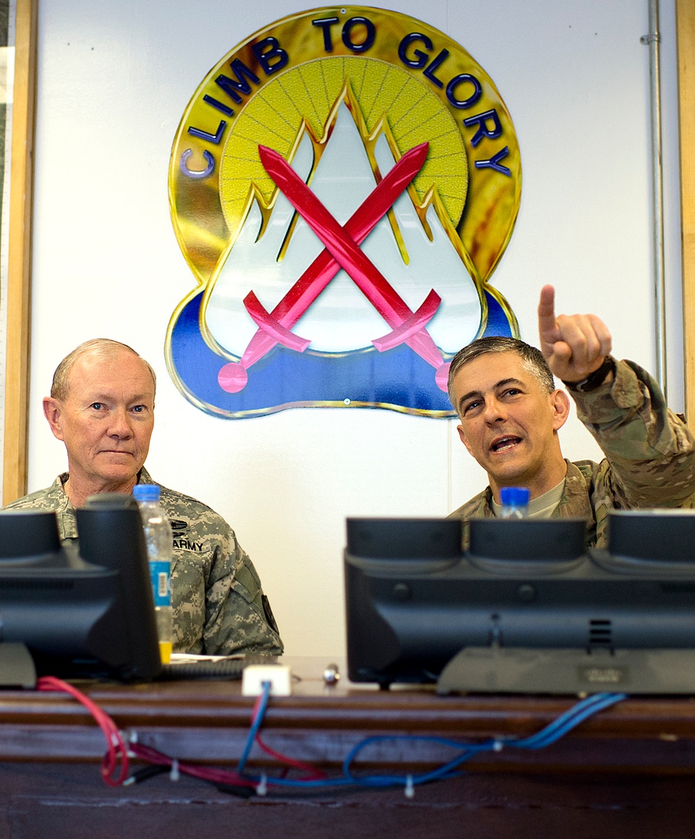 CJCS visits Afghanistan, February 2014