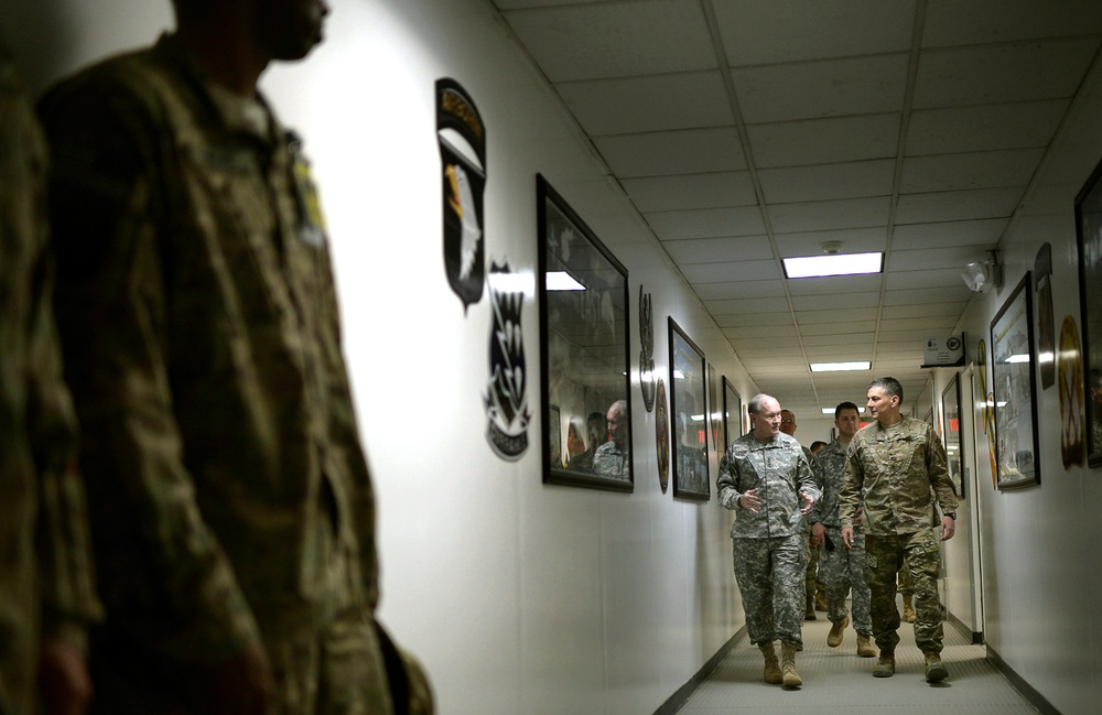CJCS visits Afghanistan, February 2014