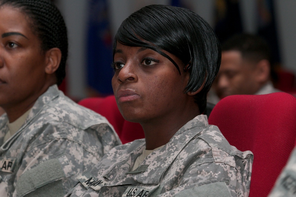 Deployed soldiers learn about Civil Rights in America, observe Black History Month