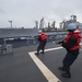 USS Stout heave in phone and distance line