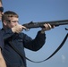 USS Mason sailors participate in weapons qualification