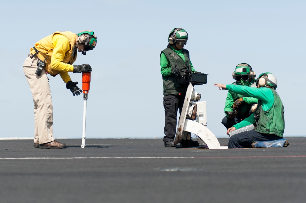 USS Harry S. Truman catapult checks